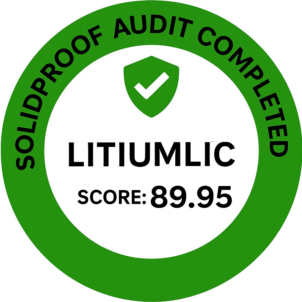 litium_lic's tweet image. Litium passed the SolidProof audit with a score of 89.95

📷 Report:
app.solidproof.io/projects/litiu…
📷 Disclaimer: The audit is not investment advice. Please do your own research before making any investment decisions.

#LitiumLIC #CryptoAudit #SolidProof #Web3Security #BlockchainTrust