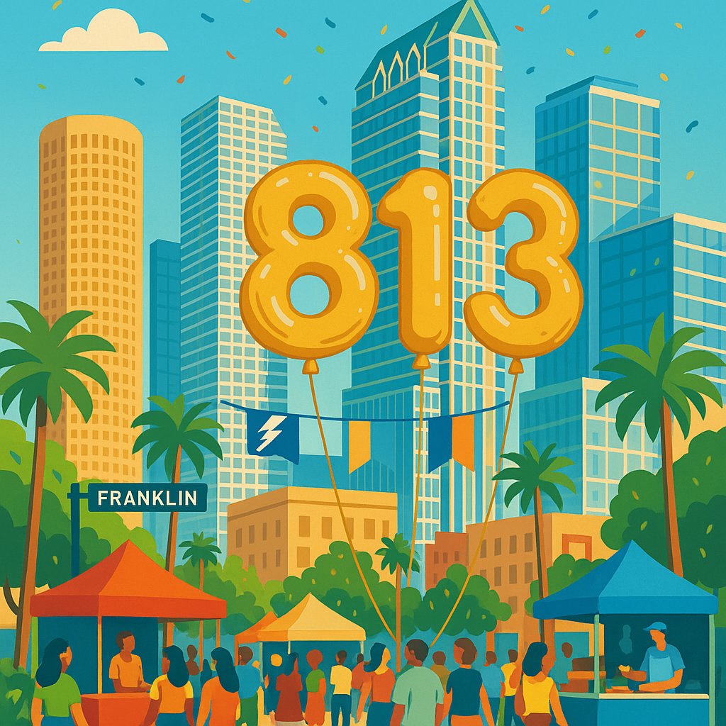 🎉𝟖𝟏𝟑 𝐃𝐀𝐘!!🎉
🌴 Today we celebrate not just our area code, but the vibrant community we're privileged to serve. 

Happy 813 Day, Tampa! 

#813Day #CommunityFirst #Tampa #TeamHCTC