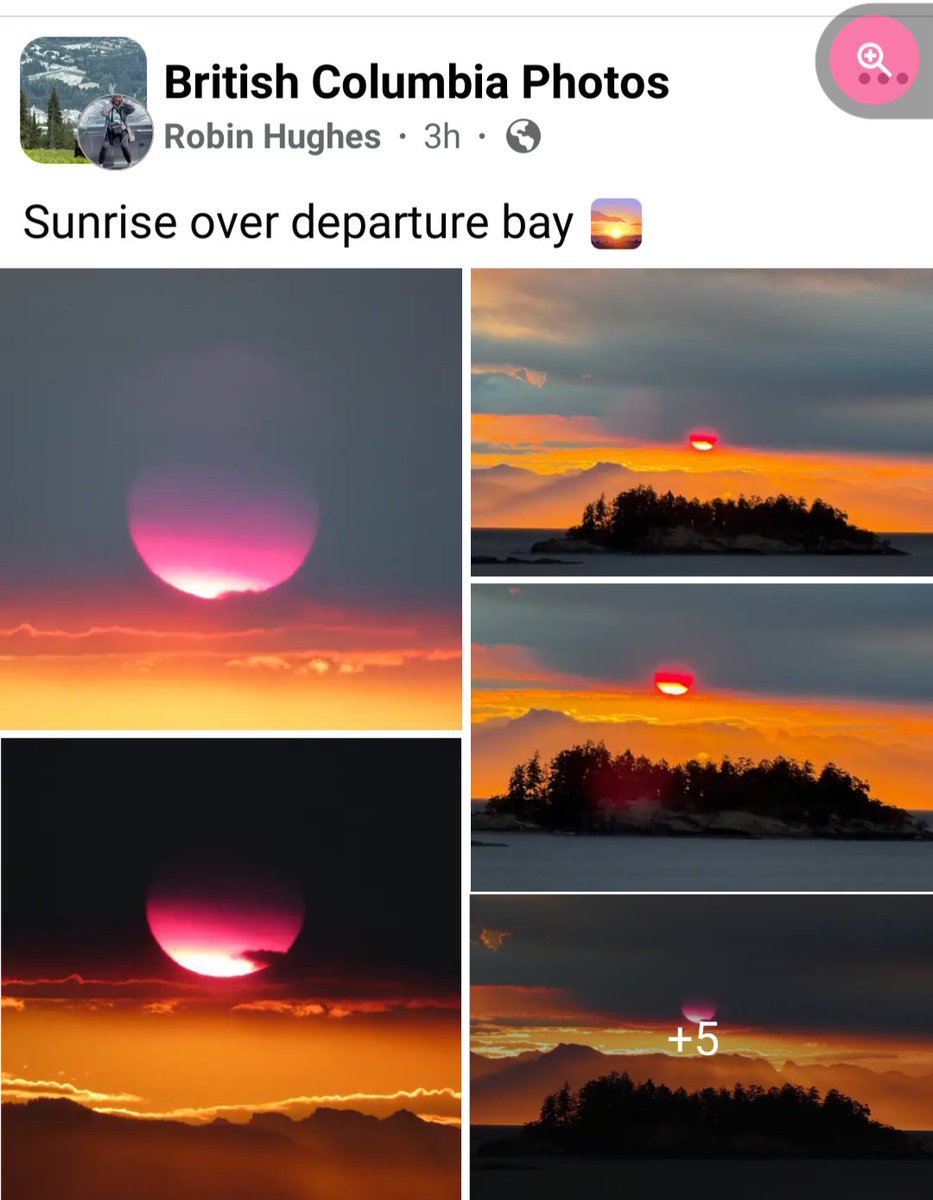 pmagn's tweet photo. The pretty side to wildfire smoke #bcwildfire #bcstorm #bcwx #bcsmoke https://t.co/uEn8glpwWr
