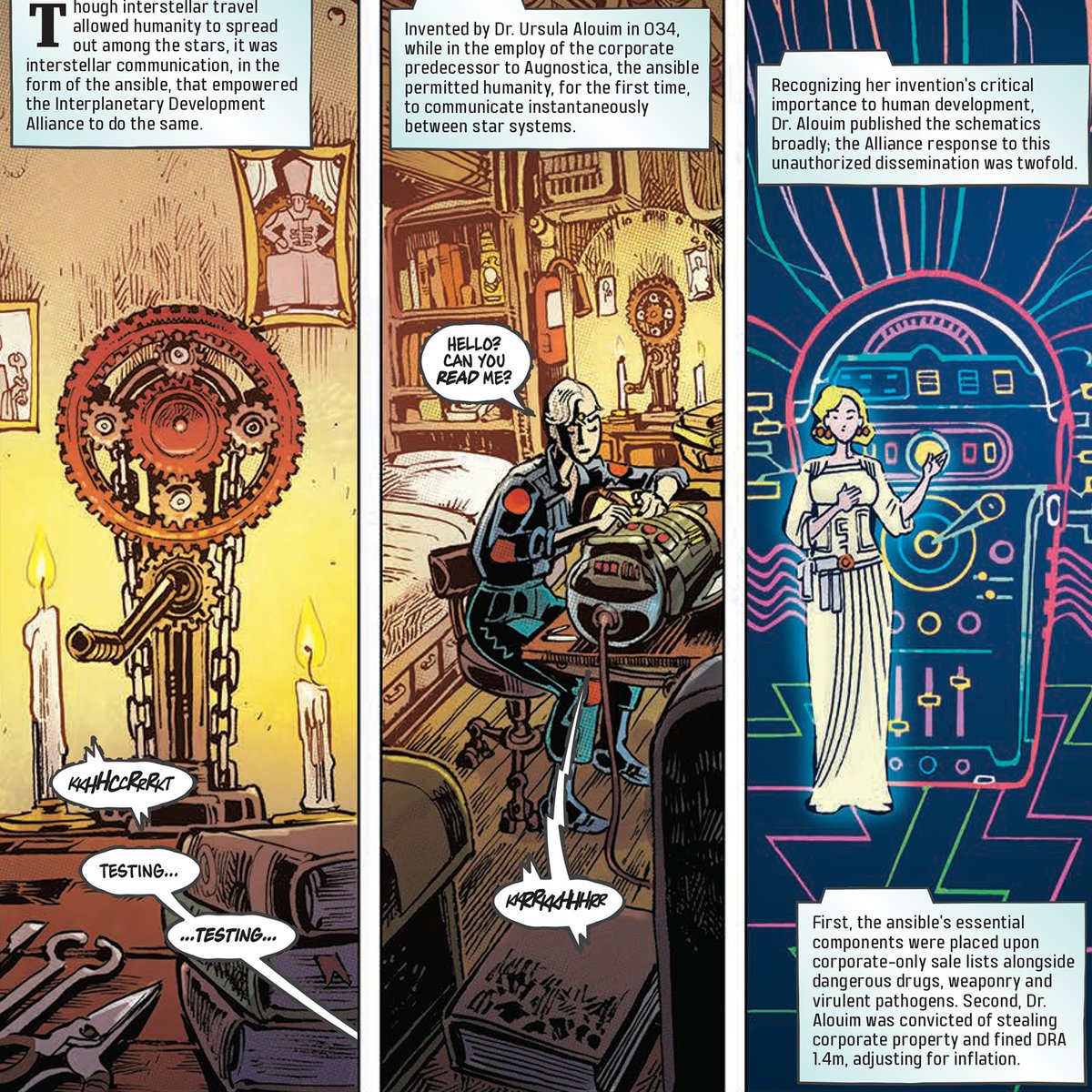 Jed Dougherty (@jebriodo) on Twitter photo "Hello? Can you read me?"
Yes you can!
Free Planet #4 in shops today!
From
Writer <a href="/aubreysitterson/">aubrey🌋sitterson</a>
Artist <a href="/jebriodo/">Jed Dougherty</a>
Colorist <a href="/AstoneVittorio/">Vittorio Astone</a>
Letterer @ghostglyph
Publisher @imagecomics "Hello? Can you read me?"
Yes you can!
Free Planet #4 in shops today!
From
Writer <a href="/aubreysitterson/">aubrey🌋sitterson</a>
Artist <a href="/jebriodo/">Jed Dougherty</a>
Colorist <a href="/AstoneVittorio/">Vittorio Astone</a>
Letterer @ghostglyph
Publisher @imagecomics