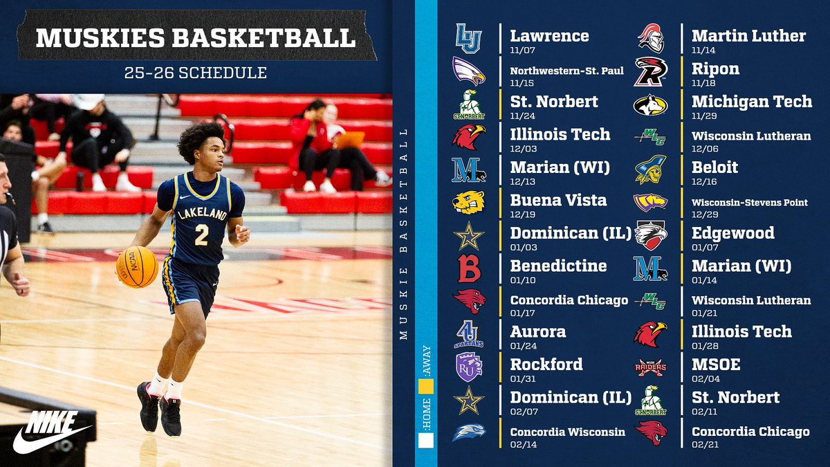 Lakeland Men’s Basketball tweet media