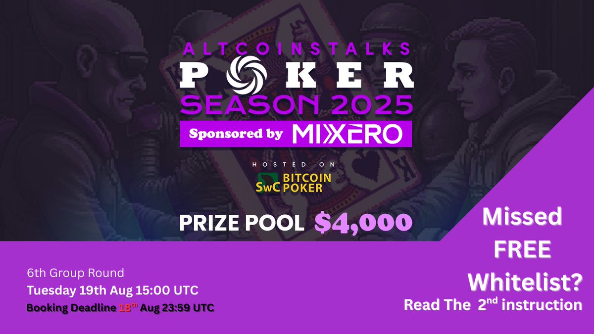 R7Agency's tweet photo. Follow + Repost 
Ready to book Round 6?

Details: https://t.co/4Q3exgKHil

#PokerNight #PokerGrinder #NoLimitHoldem https://t.co/03sFVKPkxj
