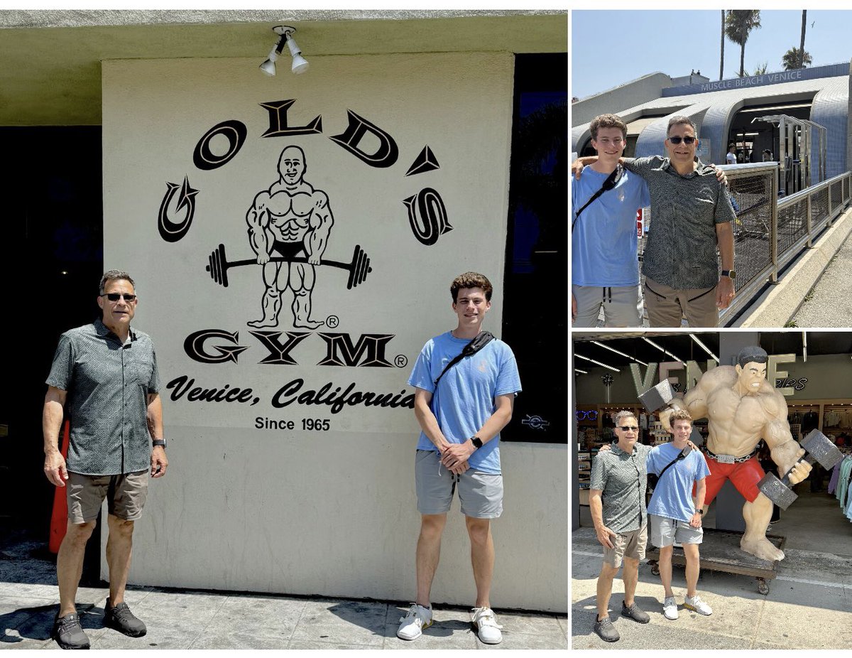 “The” Gold’s Gym and Muscle Beach, Venice Beach, California