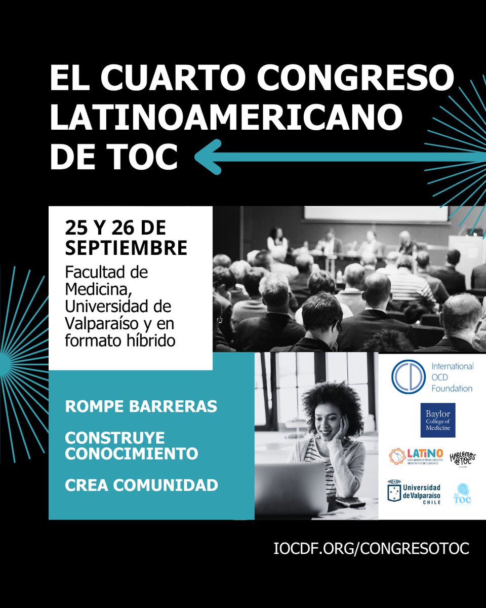 International OCD Foundation (@iocdf) on Twitter photo A new article by <a href="/bcmhouston/">BCMHouston</a> underscores the importance of the upcoming Latin American OCD Congress in Valparaíso, Chile.
“The purpose of the meeting has always been to accomplish all those goals: to educate providers and people with lived experience, and also to foster a A new article by <a href="/bcmhouston/">BCMHouston</a> underscores the importance of the upcoming Latin American OCD Congress in Valparaíso, Chile.
“The purpose of the meeting has always been to accomplish all those goals: to educate providers and people with lived experience, and also to foster a
