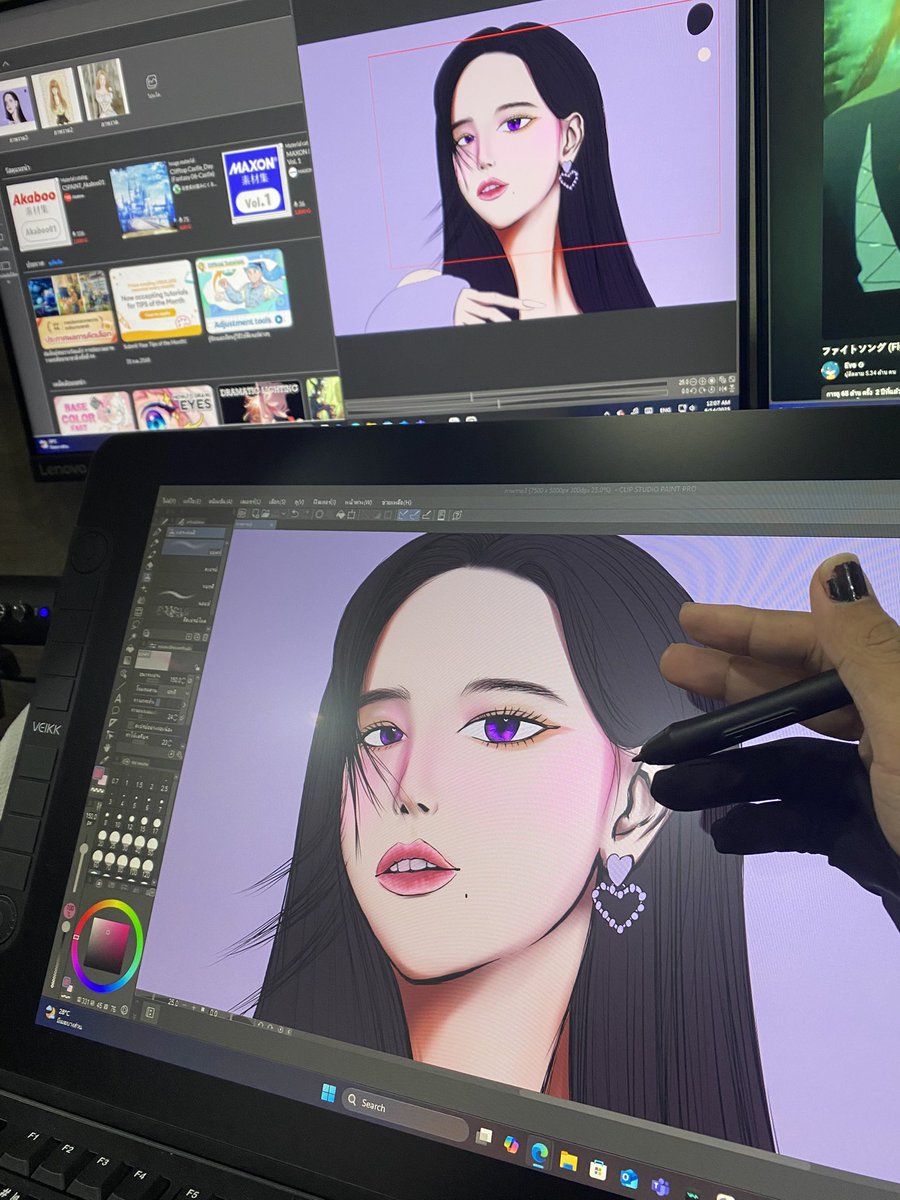 The event is over, so I’m back to drawing again.