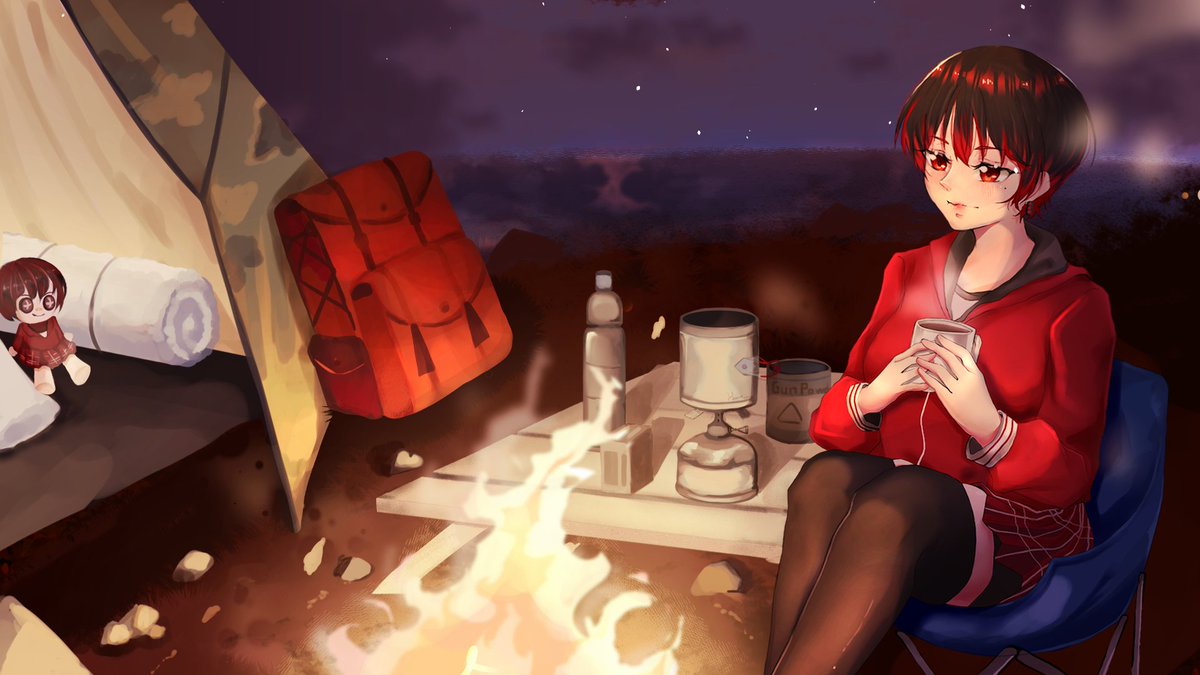 "ฉันดูเศร้าๆเหรอ? ฮ่าๆเปล่าเรอะ แค่เหนื่อยนิดหน่อย เลยแอบออกมานั่งเงียบๆน่ะ ถ้าไม่มีอะไรทำมานั่งเป็นเพื่อนก็ได้ ปีนี้จะได้ไม่เหงาเหมือนปีก่อนๆ ขอโทษนะที่ทำให้เป็นห่วง"

Yep Today is my Birthday, that's all...