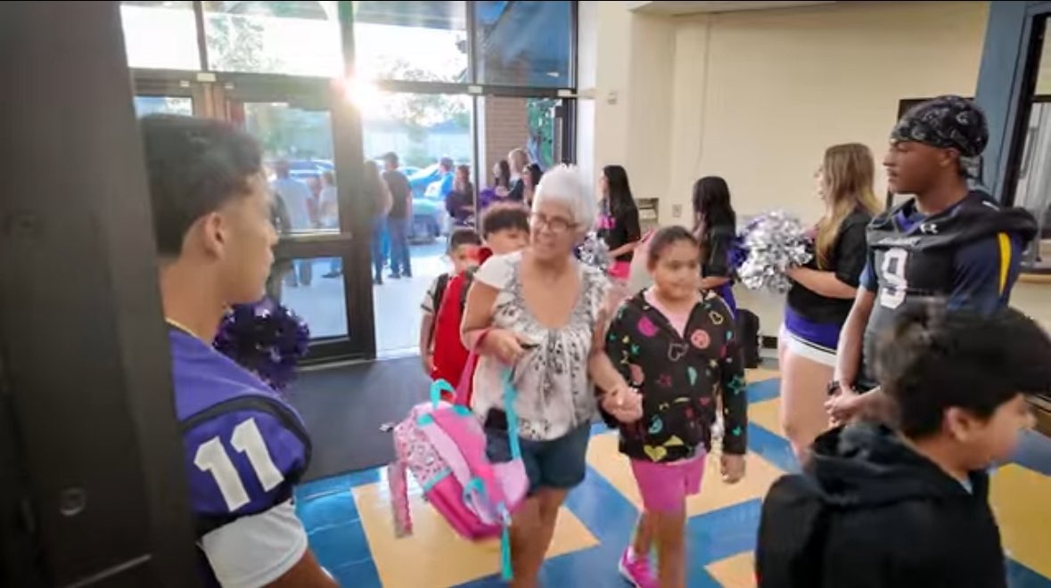 We love our feeder schools! <a href="/NISDWarren/">NISDWarren</a> cheer and football team came to help welcome our <a href="/NISDCarlosCoon/">Carlos Coon Elementary</a> Koalas on the first day of school. Together, we are #unstoppable!