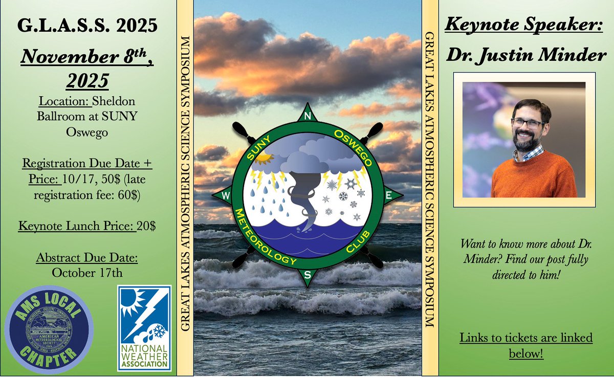 We are glad to announce we have all of the official details to our annual G.L.A.S.S. conference!

Want to present a research you’ve been doing? Want to just hang and chat about the weather? Register and get your ticket today!

Hope to see all of you there!

#glass2025