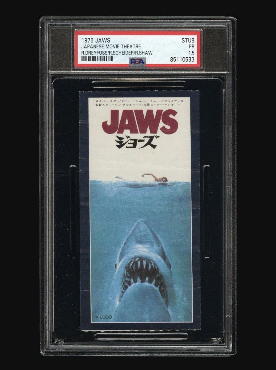 jgmp123's tweet photo. @EvanEParker @BusterScher Have you checked out the Japanese Movie Tickets as a collectible? I just picked up a few of these and am trying to understand more about the artwork, population, etc. https://t.co/EA1LLDGZGE