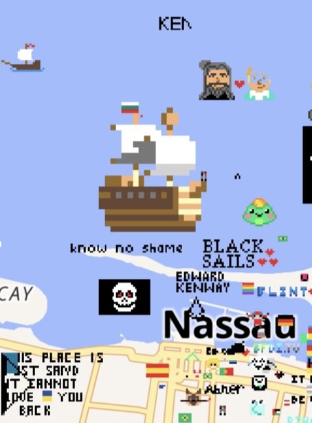 Guys look at Nassau on wplace omg