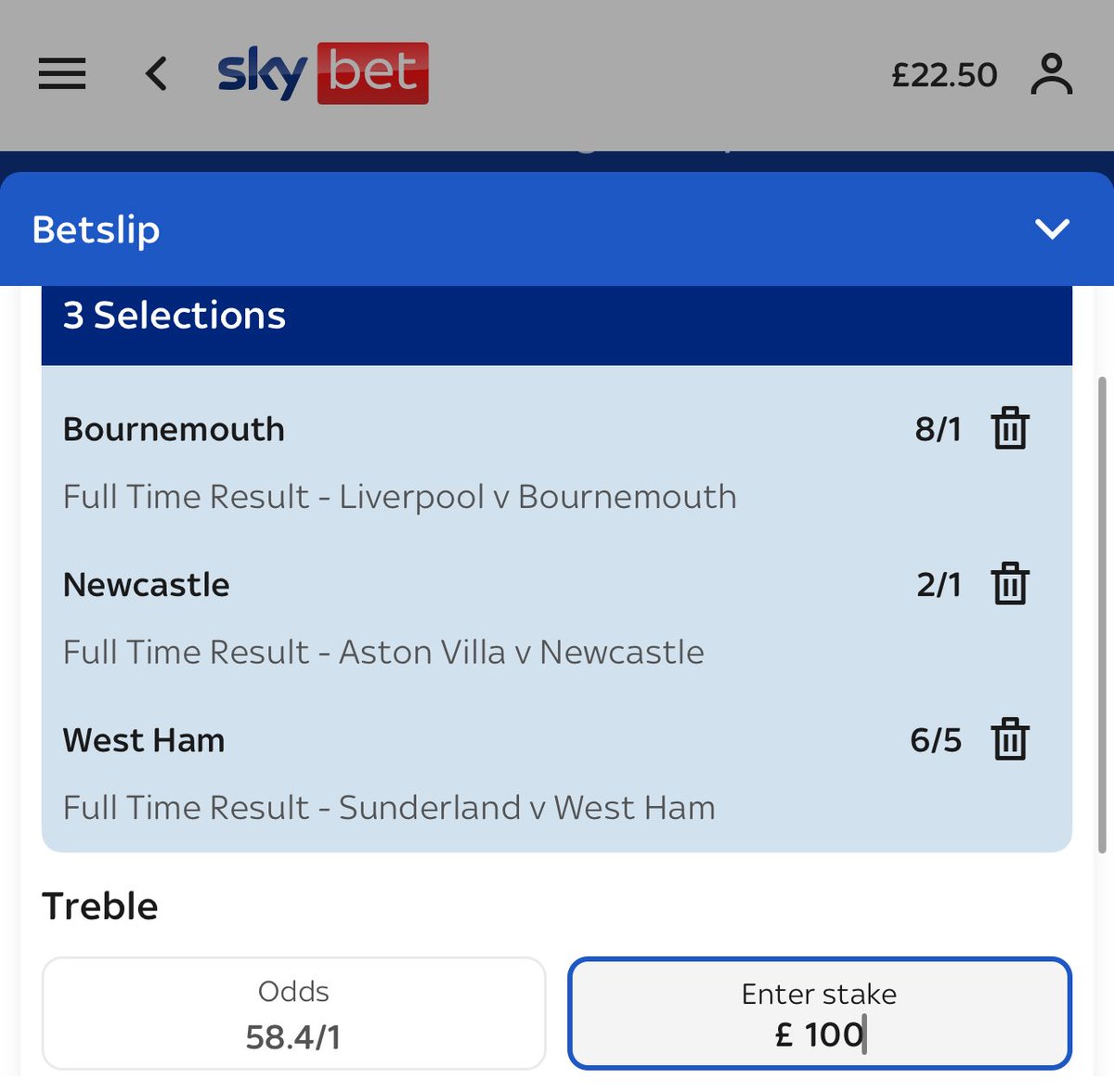 The hate treble