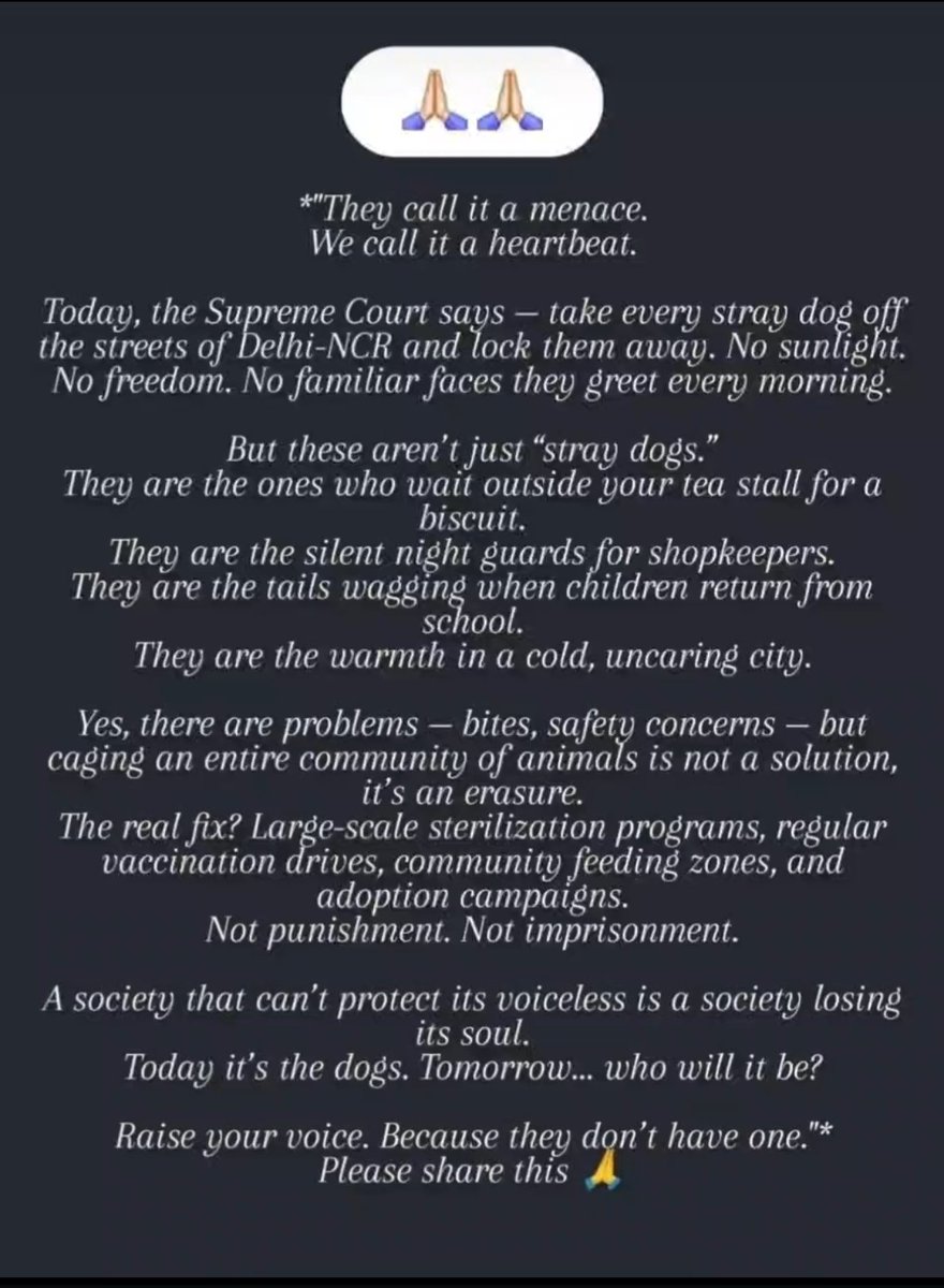 DigiBuzzR's tweet image. NGOs just like feeding them ... If they could have managed them well ... The tribe would have become extinct by now...with just a proper sterilization mechanism.... Instead of heinous murder it would have been a respectful death or maybe a peaceful living. #straydogs #Delhi