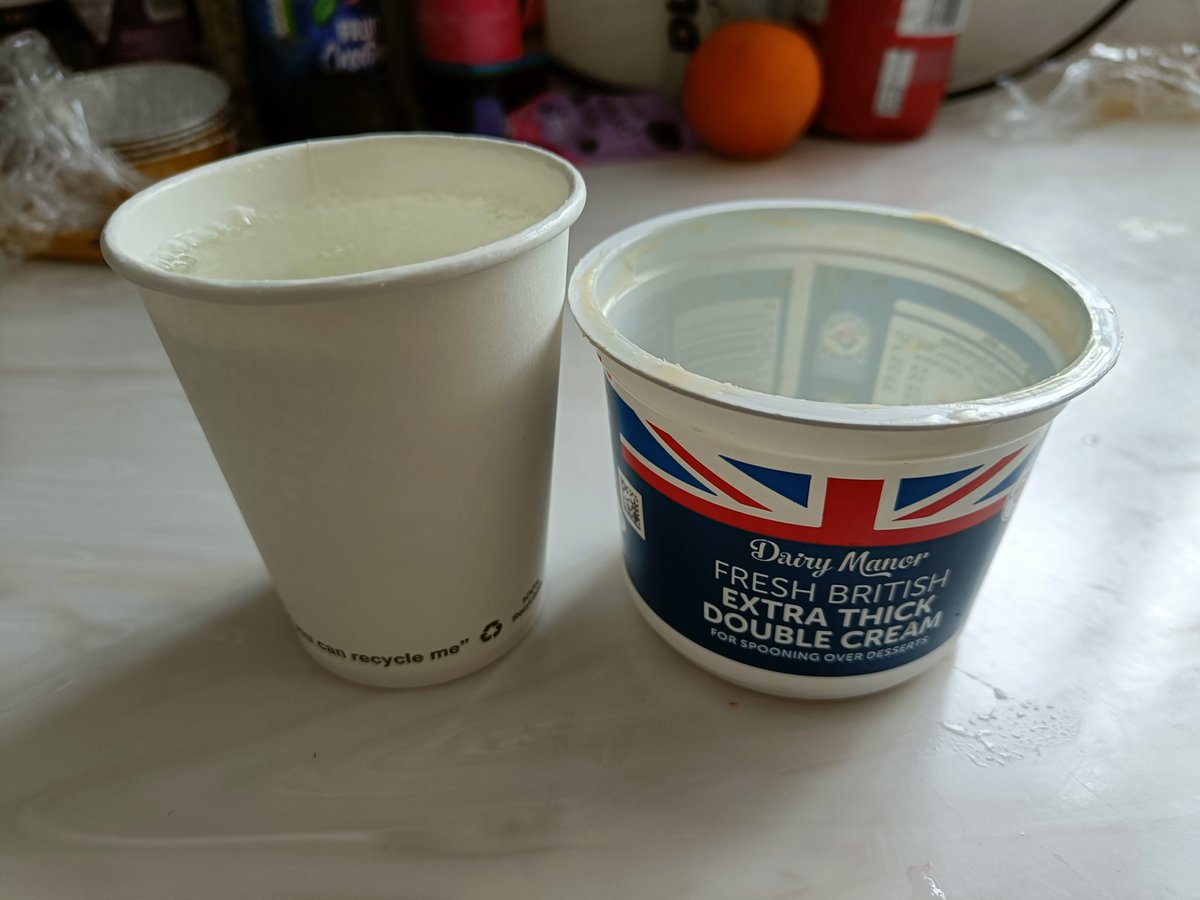 Fluff worked 7 days in a row and nearly poured the drink into the empty cream pot 🙃