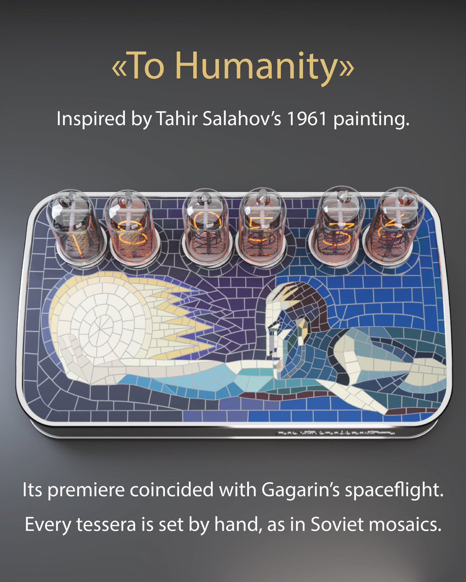 Past_Indicator's tweet photo. Launching a new series of clocks with mosaics! https://t.co/OWrHfuMDzz