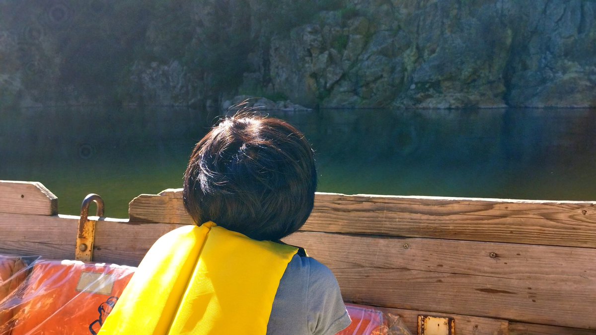 wakannnaindesun's tweet image. #栃木県 #鬼怒川ライン下り 
昨年あたり #トチペ さんの
懸賞ペアチケットに
当選🎯したので冒険😆😃✨️

泳ぎがイマイチな次男でも
安心して楽しめるように
水量少ない晴天を狙ったので
のんびり３０分の川下りです
春は桜などの花、秋は紅葉で
もっと綺麗なんだって
④プリズムが龍神様みたい🤭