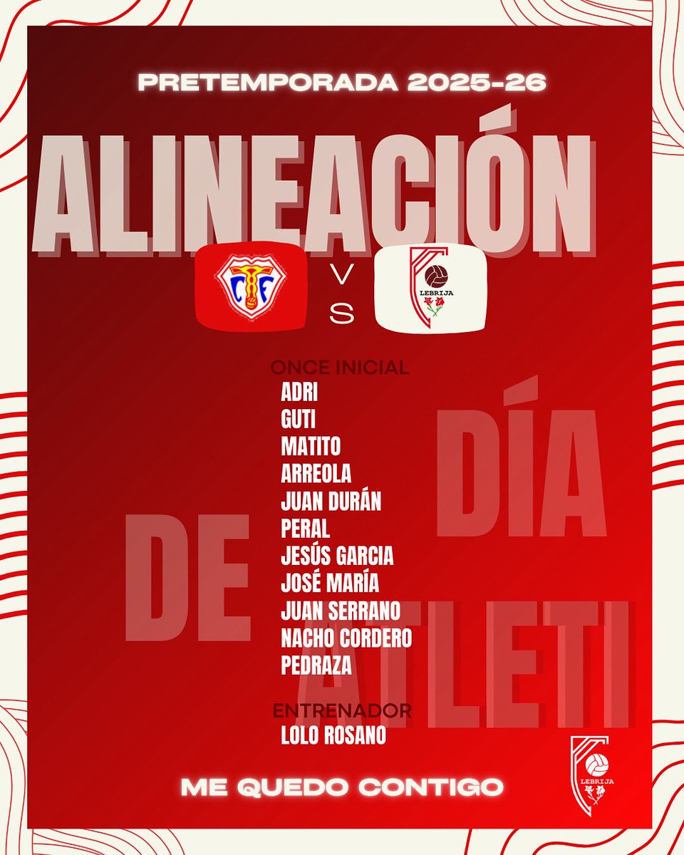 Club Atlético Antoniano Grupo Velázquez (@caantoniano) on Twitter photo ¡Nuestro once inicial para el #TrebujenaAntoniano!❤️🤍
#DíaDeAtleti #MeQuedoContigo ¡Nuestro once inicial para el #TrebujenaAntoniano!❤️🤍
#DíaDeAtleti #MeQuedoContigo
