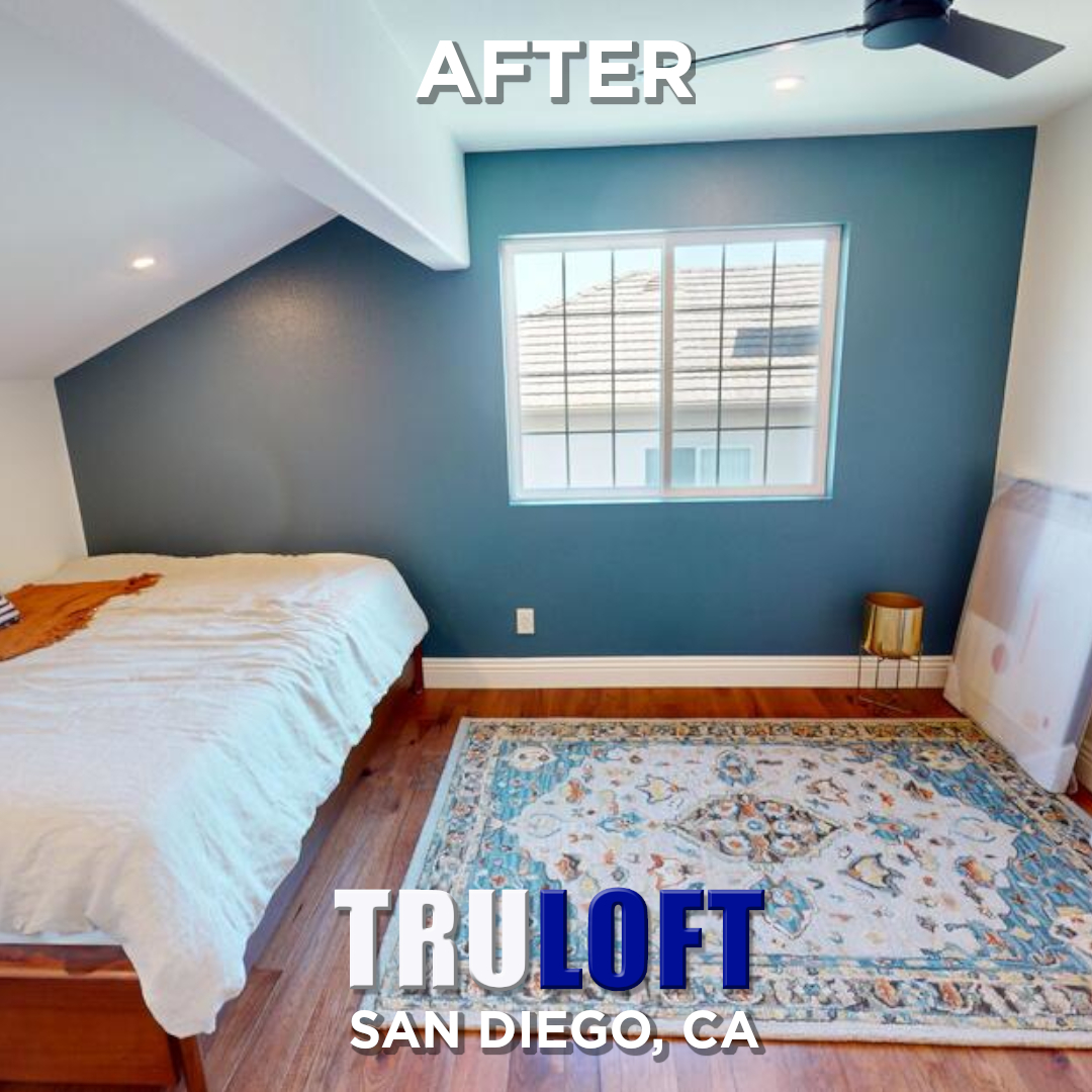 TruPlans's tweet image. 🏠✨ Vaulted ceiling? No problem! If the angle’s right, we can turn that empty space into a bedroom, bathroom, or office without building out.

How would you use it? 💡
#HighCeilingConversion #LoftAddition #HomeRenovation #VaultedCeiling #SpaceOptimization #BeforeAndAfter