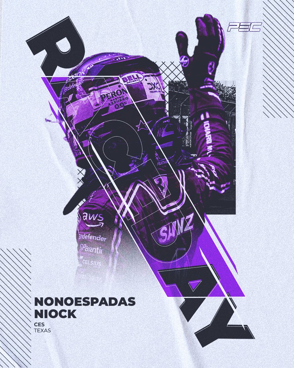 eSportsPEC (@esportspec) on Twitter photo 💜 | <a href="/CES_F1/">Champions Esports Series</a>
🇺🇸 | Texas
📆 | 13 August | Wednesday
🕢 | 20:00 CET time
🏁 | Lineup
🇪🇸 | Nono Espadas
🇵🇱 | Niock
#GoPEC 💜 | <a href="/CES_F1/">Champions Esports Series</a>
🇺🇸 | Texas
📆 | 13 August | Wednesday
🕢 | 20:00 CET time
🏁 | Lineup
🇪🇸 | Nono Espadas
🇵🇱 | Niock
#GoPEC