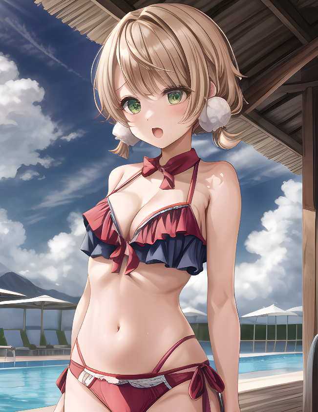 co_sutaron358's tweet photo. おはようございます☀
ういままの水着画像です📷
#AIart #AIArtworks #AIイラスト #AIGirls #AI美少女 #AIアート #YesMix #LoRA #StableDiffusion #生成AI #aiイラスト好きと繋がりたい #しぐれうい #vtuber #制服 #ビキニ #水着 https://t.co/dYlwzYMSBW