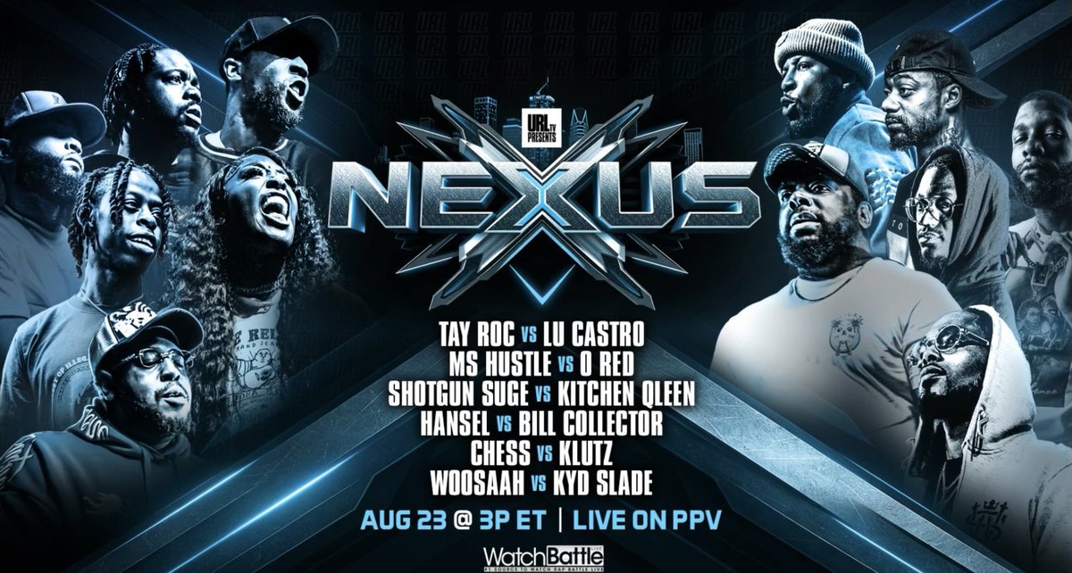 URL wit the NEXUS card 💥

how we feelin? what match-ups we rockin wit