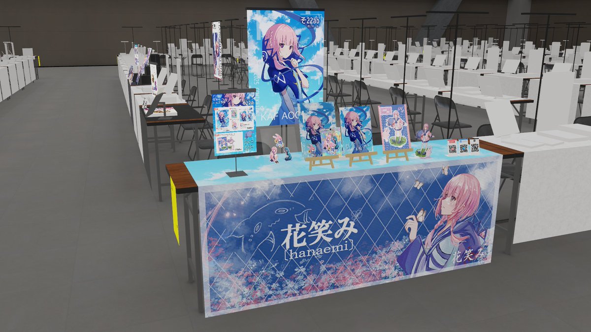 KCreproduction's tweet photo. 【全サークル出揃いました!】
#KAFAM にて開催中のC106神椿系サークル紹介イベントですが、更に複数のサークルが追加され、お品書きのみ展示を含めた20サークル以上が設営完了しました!
夏コミ本番は目前、その前にぜひ一度お立ち寄りください!
#VRChat #C106神椿 https://t.co/Z2lJ1GyWOl