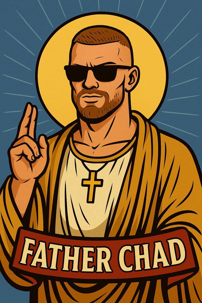 art2nist's tweet photo. @CryptoThro The all father is watching 
#CHADLY https://t.co/WFeHzLlfSk