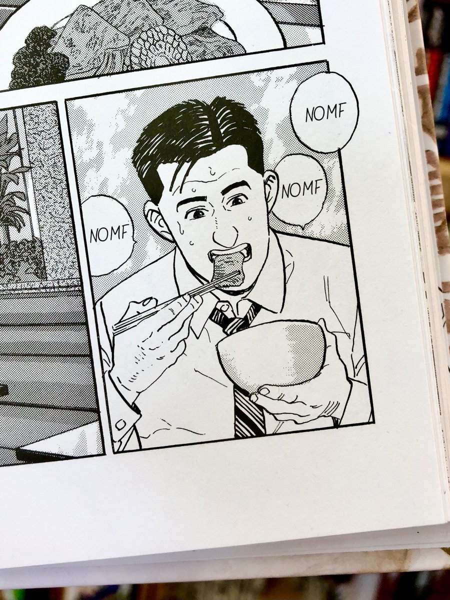TheBeguiling's tweet photo. For fans of middle aged men walking around and doing stuff, the long awaited "Solitary Gourmet" by Jiro Taniguchi &amp; Masayuki Kusumi is now available! Published by Fanfare and Ponent Mon. https://t.co/Basq1QH3Pi