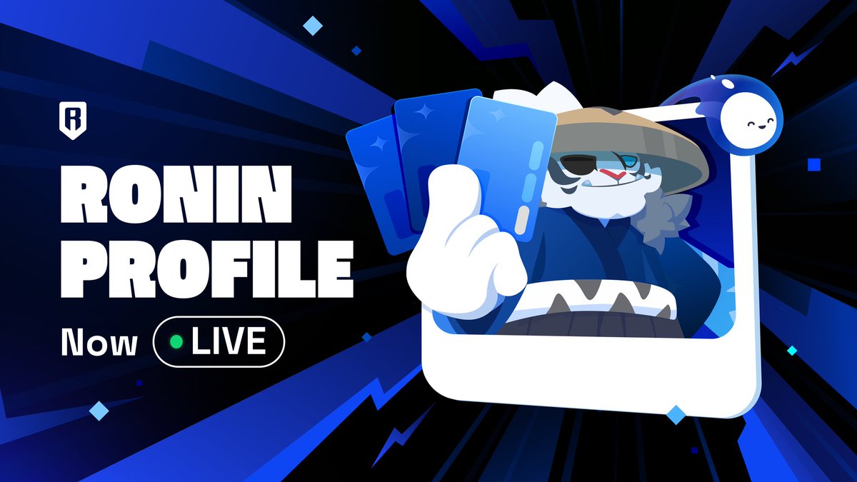 Your NFTs are part of your identity.

That’s why Ronin Profiles detect 90+ collections as PFPs:

• Axies
• Mokis
• Ronkes

And more collections are coming.

One profile. One identity.