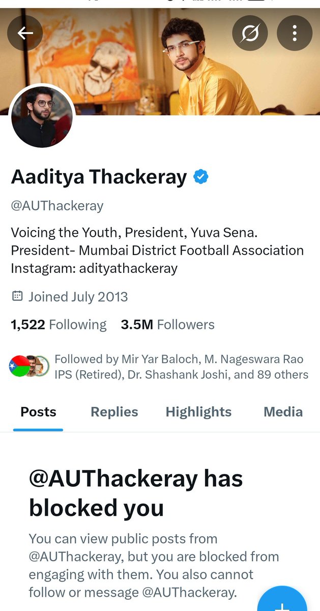 Why <a href="/AUThackeray/">Aaditya Thackeray</a> 😭😭😭