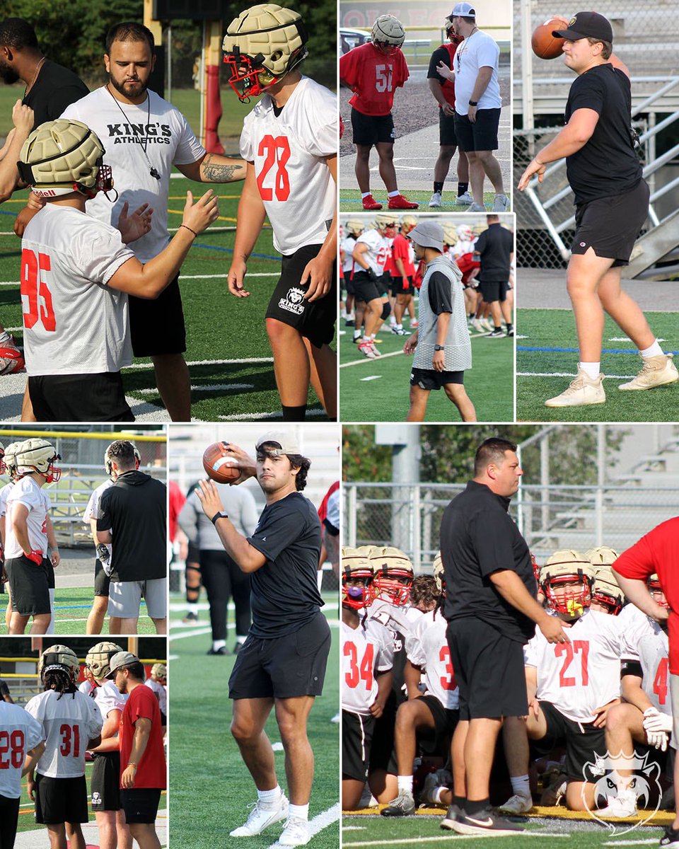 FB | MONARCH FOOTBALL IS BACK! 🦁🏈

First practice in the books for <a href="/KingsCollegeFB/">King's Football 🏈</a>! Lots of great stuff happening up at McCarthy Stadium this morning! Check out some flicks! 📸

#MonarchNation // #EarnTheCrown // #d3fb