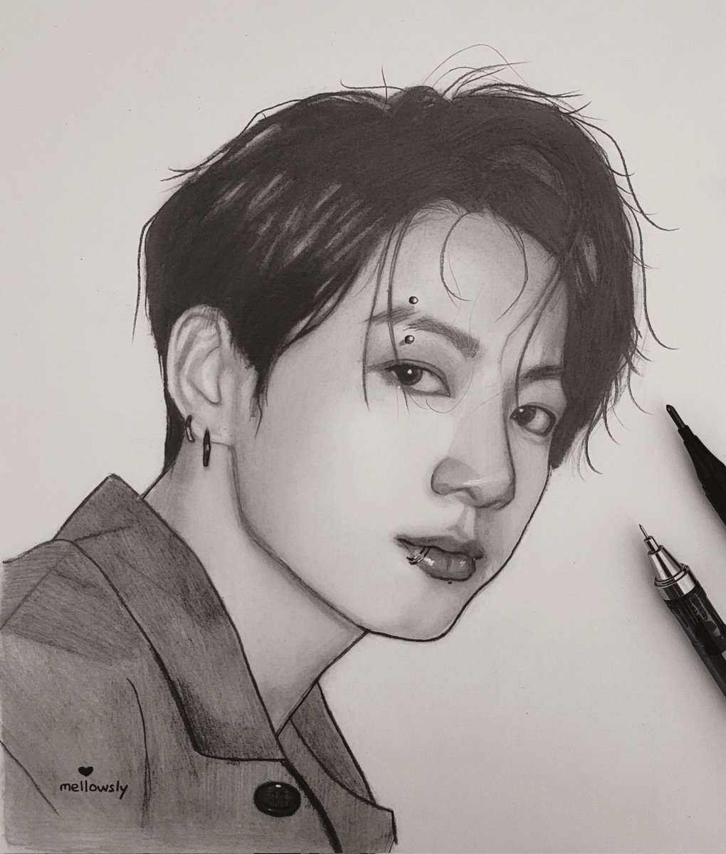 melowsly's tweet photo. what i saw vs what i painted
#jungkook #bts #drawing https://t.co/KgFPPxbMmj