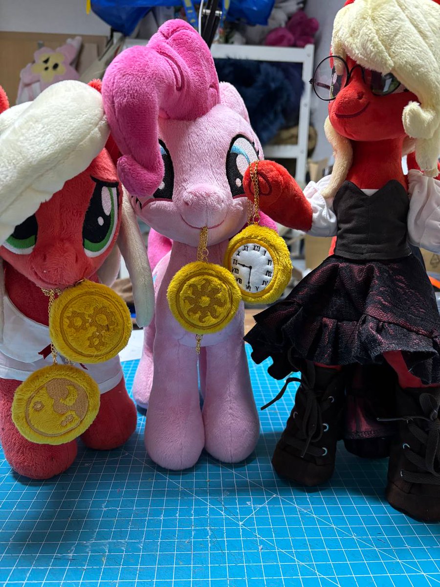 What time is it ?
Con-Prep time.

you can get those fluffy pocket watches at my galacon table next month :>