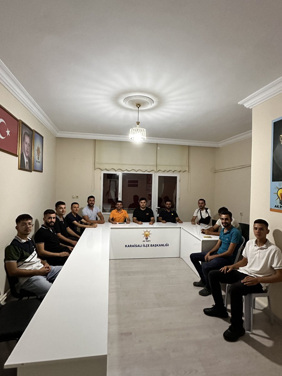 Karaisalı AK Gençlik (@akgenckaraisali) on Twitter photo Haftalık olağan toplantımızı ilçe gençlik kolları başkanımız <a href="/yunusemreguclu/">Yunus Emre Güçlü</a> riyasetinde gerçekleştirdik Haftalık olağan toplantımızı ilçe gençlik kolları başkanımız <a href="/yunusemreguclu/">Yunus Emre Güçlü</a> riyasetinde gerçekleştirdik
