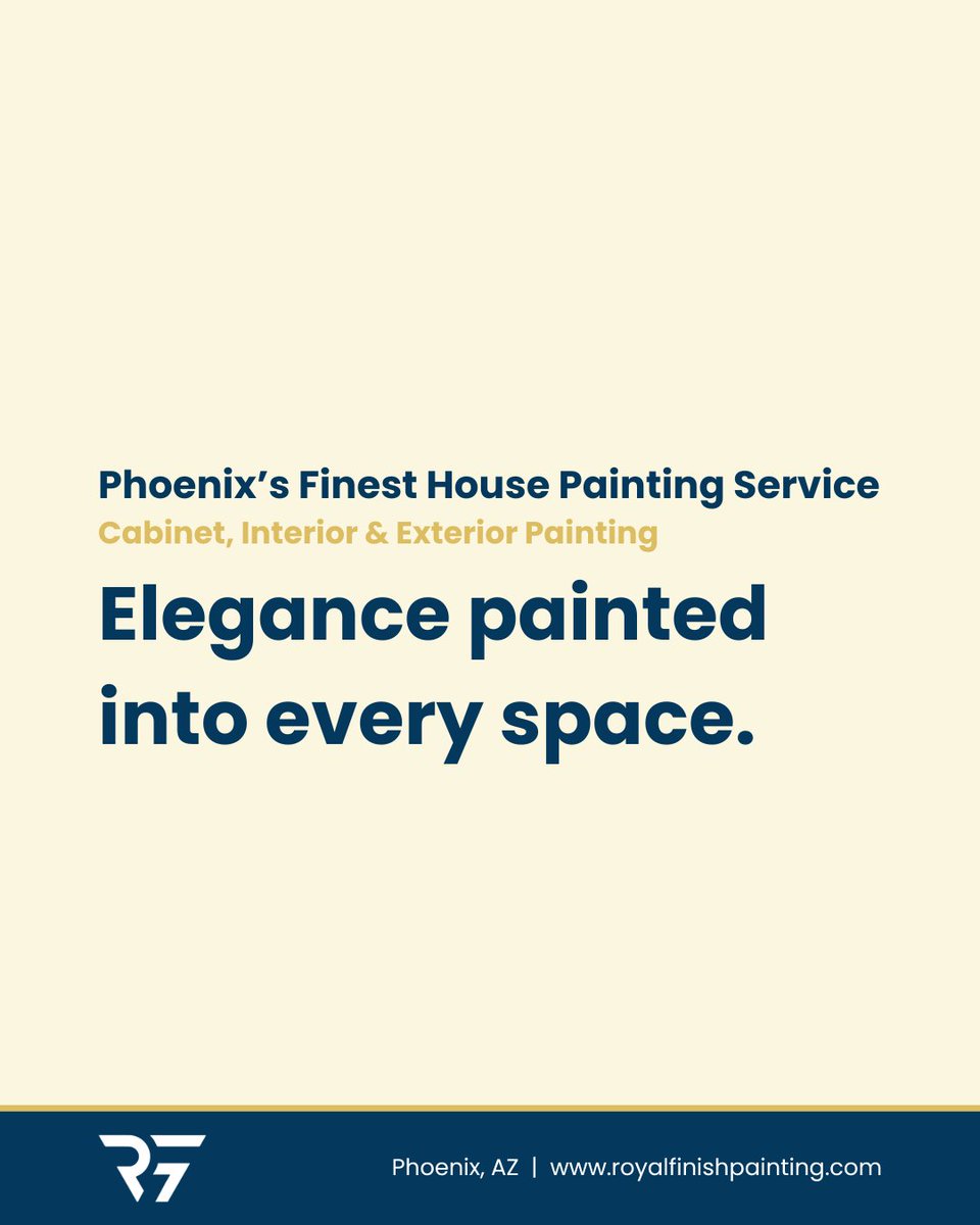 From timeless neutrals to rich, refined tones, we paint with purpose and precision. Every project is an opportunity to create a space that feels as elegant as it looks.

Serving Phoenix and Scottsdale:
📱 602-497-2199
📧 danny@royalfinishpainting.com