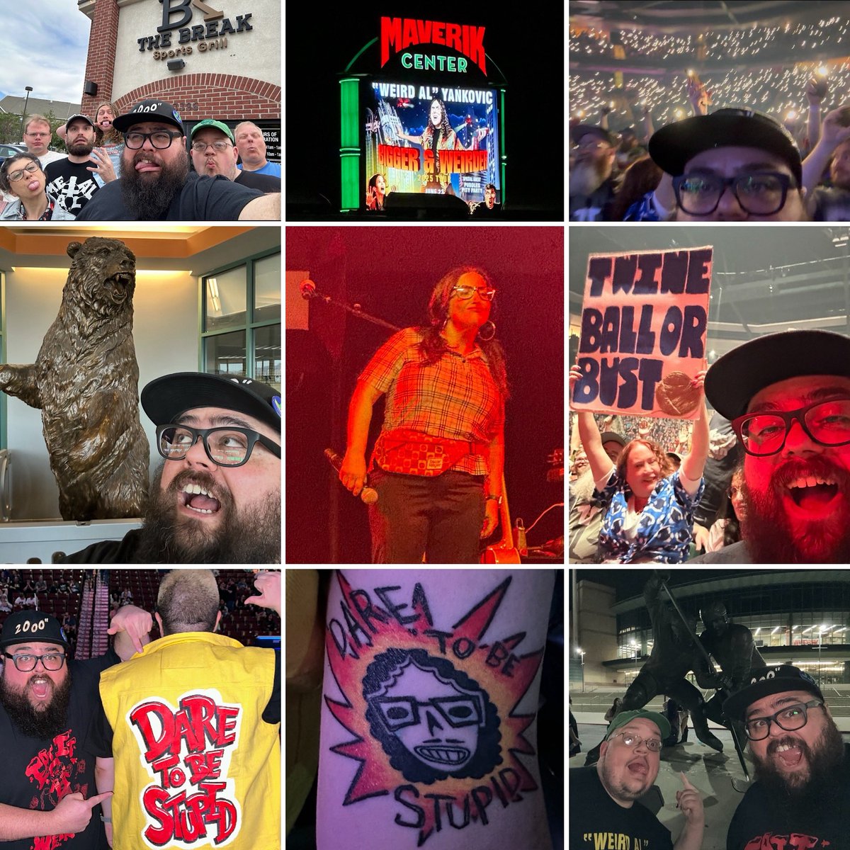 2000inch's tweet image. Bigger &amp;amp; Weirder (&amp;amp; Longer?!) Bonus Episode 9 cm is available now for everyone!

Dave and Ethan recap the June 23, 2025 show at the @MaverikCenter in Salt Lake City, UT from @alyankovic’s 2025 Bigger &amp;amp; Weirder tour!

tinyurl.com/BWL9cm

#WeirdAl #2000inch #SaltLakeCity