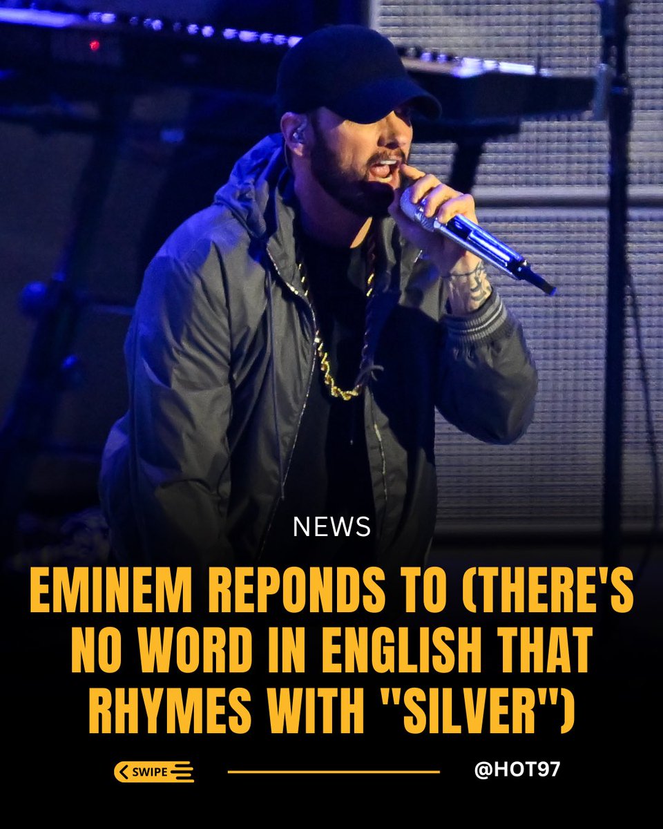 HOT97's tweet photo. #Eminem does not play! 😳👀🔥 https://t.co/rIGZZpsyKI
