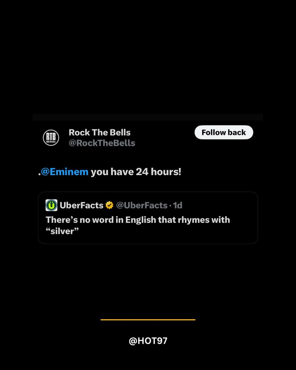 HOT97's tweet photo. #Eminem does not play! 😳👀🔥 https://t.co/rIGZZpsyKI