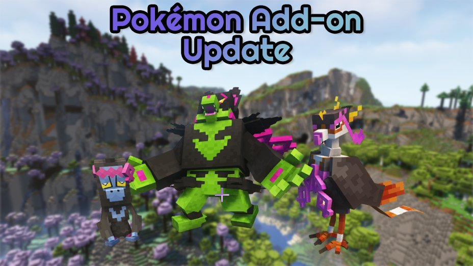 MirageCraft's tweet photo. Tons of new Pokémon have been added!

This includes roughly ~60 new Pokémon including even mythicals, legendaries, paradoxes, and more! https://t.co/yBN7TeWPYZ