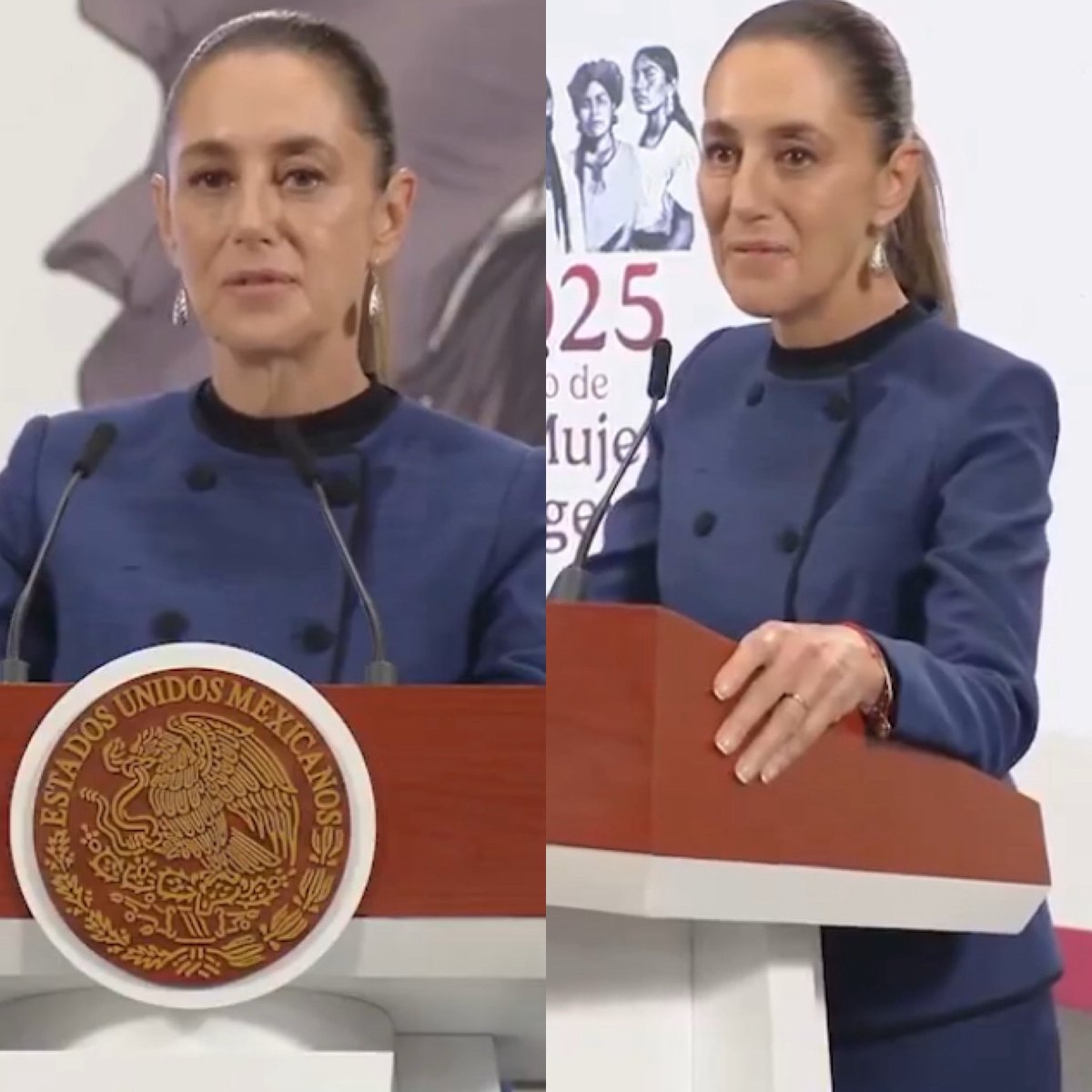 “Recuerden que el salario mínimo estaba sobre 3,500 pesos en el 2018, hoy el salario mínimo es más de 8,000 mil y va seguir aumentando para que el salario mínimo alcance por lo menos a 2.5 canastas básicas, o sea lo que fue todo el periodo neoliberal el salario mínimo no aumentó