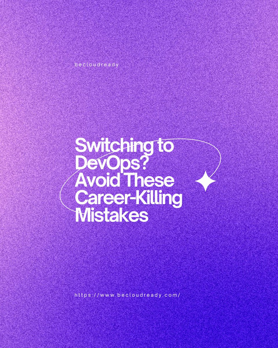 becloudready's tweet image. Switching to DevOps? Stop making these mistakes.
Build the complete skill stack, not just a tool list.
DM Launchpad for your personalized DevOps career roadmap. Link: becloudready.com/devops-launchp…
#TrendingNow #fypシ #DevOpsSolutions