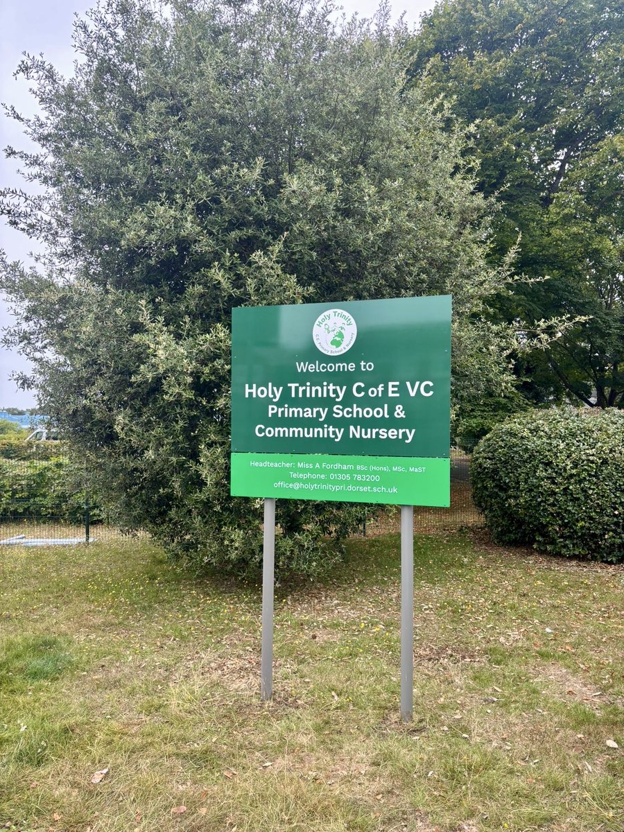School Signs (@schoolsignscouk) on Twitter photo New post signage designed, produced and fitted at Holy Trinity CE Primary <a href="/DioSalisbury/">Diocese of Salisbury</a> <a href="/DorsetCouncilUK/">Dorset Council UK</a> earlier today. The new signage celebrates the school’s branding and is fitted to a strategic front of school location. See more at schoolsigns.co.uk New post signage designed, produced and fitted at Holy Trinity CE Primary <a href="/DioSalisbury/">Diocese of Salisbury</a> <a href="/DorsetCouncilUK/">Dorset Council UK</a> earlier today. The new signage celebrates the school’s branding and is fitted to a strategic front of school location. See more at schoolsigns.co.uk