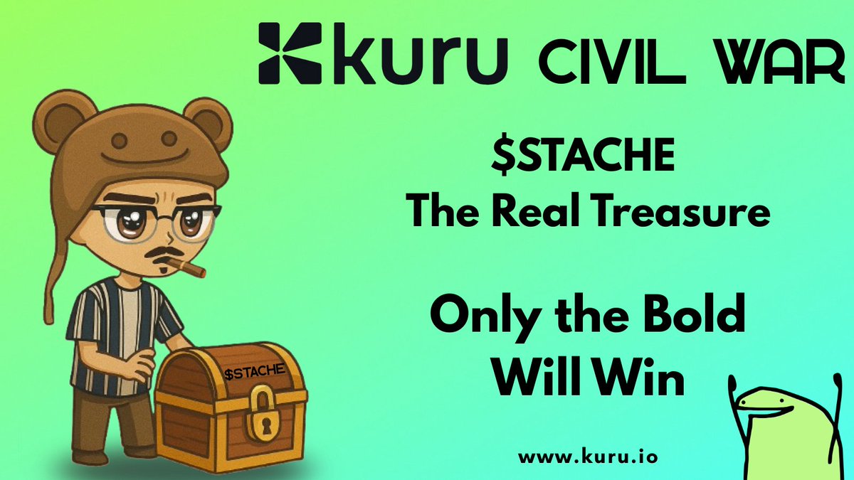 The <a href="/KuruExchange/">Kuru</a> Civil War continues

The jungle shakes, the chest is locked, and every side wants the loot
But only TEAM COZY knows where the real treasure lies  <a href="/StacheCoinMON/">Stache Coin</a> 

Pick the winning side  TEAM <a href="/cozymaximalist/">cozy</a> 
Pump your coin
Claim the win