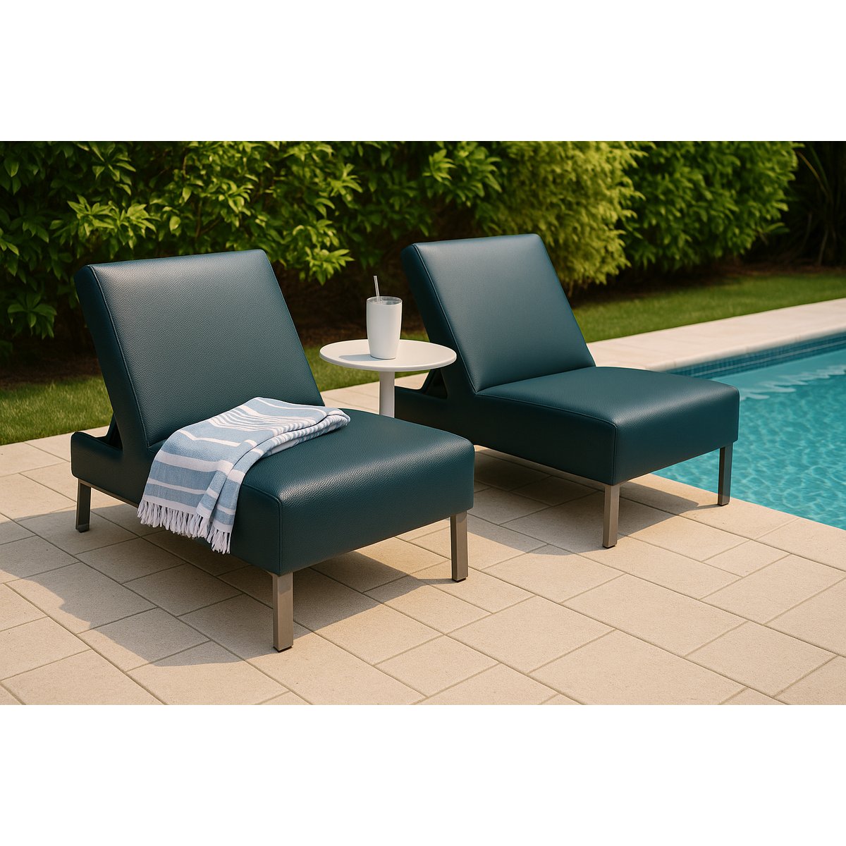 emzsales's tweet image. These pool loungers stay cool thanks to KoolFab™ 💧

✔️ Reflects IR heat (14% cooler)
✔️ Waterproof + mildew resistant
✔️ 300k Martindale cycles
✔️ Bleach &amp;amp; denim resistant

Perfect for sun-drenched outdoor spaces.
 #KoolFab #Morbern #PoolsideDesign
👉 morbern.com/morbern-innova…