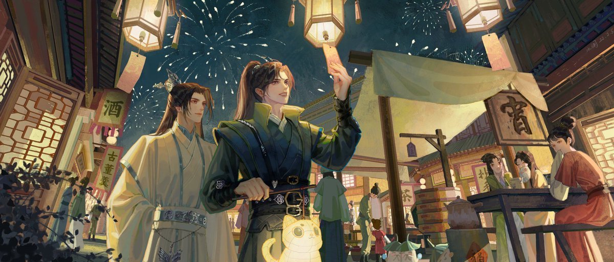 dear_xiaogui's tweet photo. ‼OFFICAL ART FOR 2HA VIETNAMESE NOVEL‼

RANWAN, ON A FESTIVAL DATE?!! THEY'RE SO DOMESTIC AND HAPPY?!! MY GORGEOUS BBYS!!! https://t.co/NLs5Waft1S