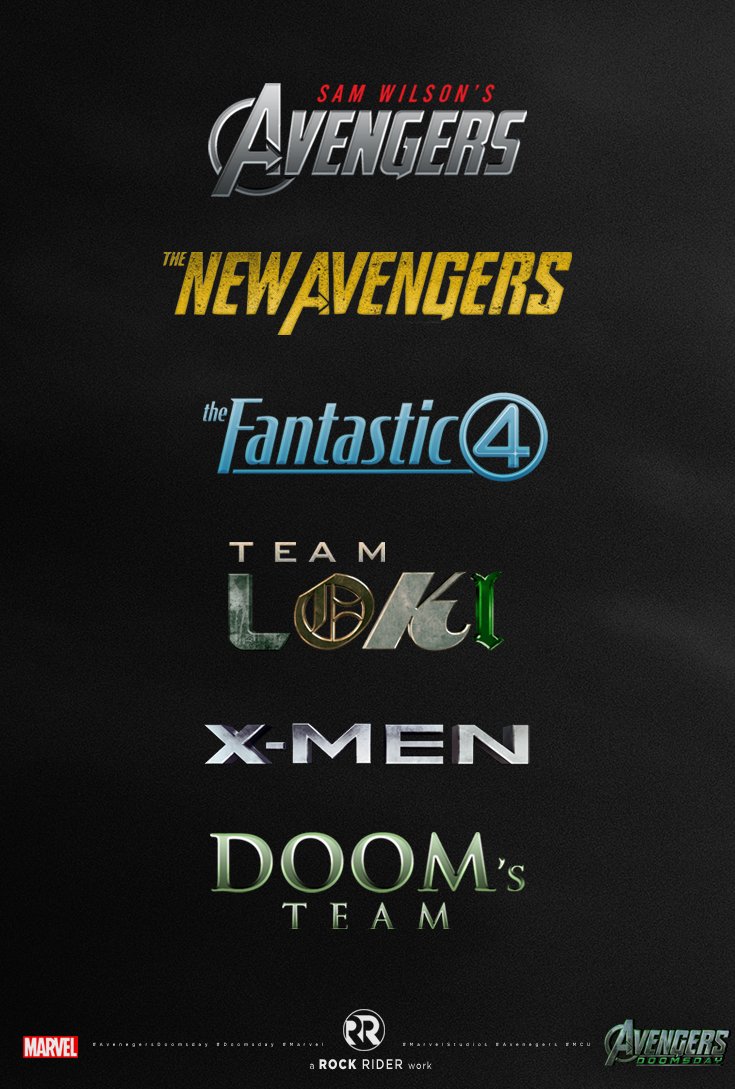 ursRockrider's tweet image. Teams that'll feature in AVENGERS: DOOMSDAY 🔥