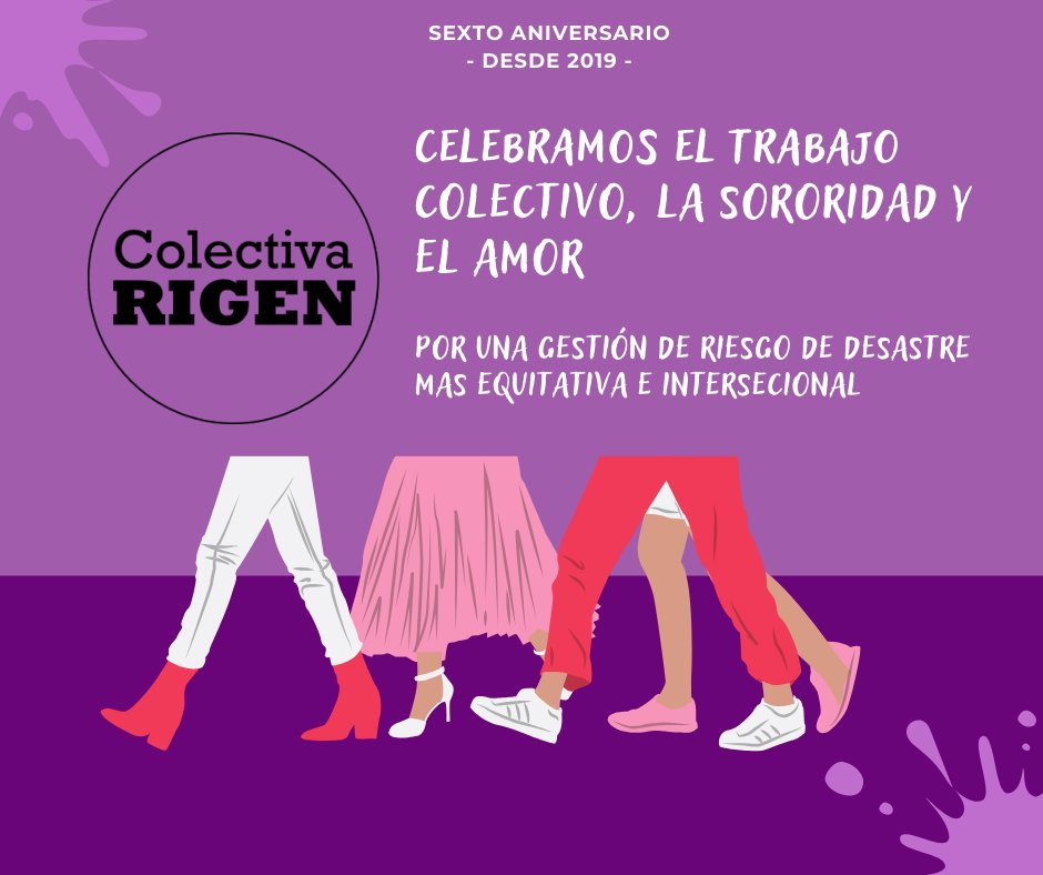 ColectivaRigen's tweet photo. ✨Seis años tejiendo redes para una gestión del riesgo más justa y colectiva. En RIGEN creemos que los cuidados sostienen la vida y transforman. Celebramos abriendo debates y tejiendo pactos para futuros inclusivos. 📖 Leé la nota completa aquí: https://t.co/MD3Nlz2nWB https://t.co/vX6sdy4rKG