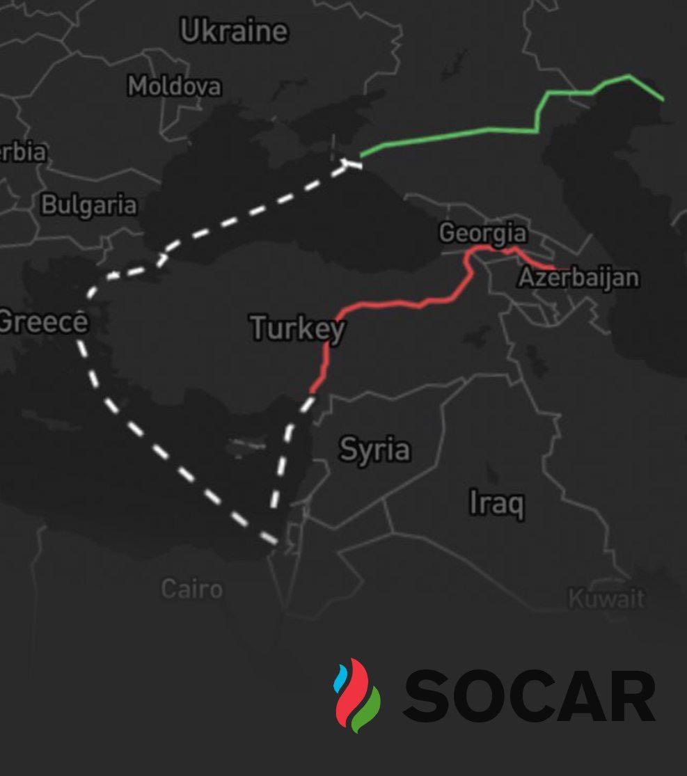 🗣️ İsrail Gazetesi GLOBES:

"İsrail, Azerbaycan'dan Ceyhan boru hattıyla petrol ithal ediyor ve ardından tankerlerle İsrail'e taşınıyor.

Azerbaycan, İsrail petrolünün yaklaşık %40-60'ını karşılıyor.

Türkiye, İsrail'e uyguladığı ambargoya rağmen, transit geçiş için aldığı varil
