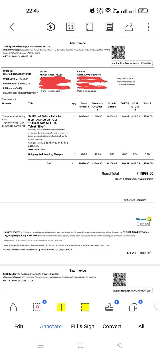 ameer0106's tweet photo. Visited Samsung Service Centre – Mitra Traders, Lalkothi, Barrackpore. Terrible experience. They returned my product without any service, despite it being under warranty. Gave a silly excuse and zero support. @SamsungIndia – is this how you treat your customers? https://t.co/WZezTWkibW