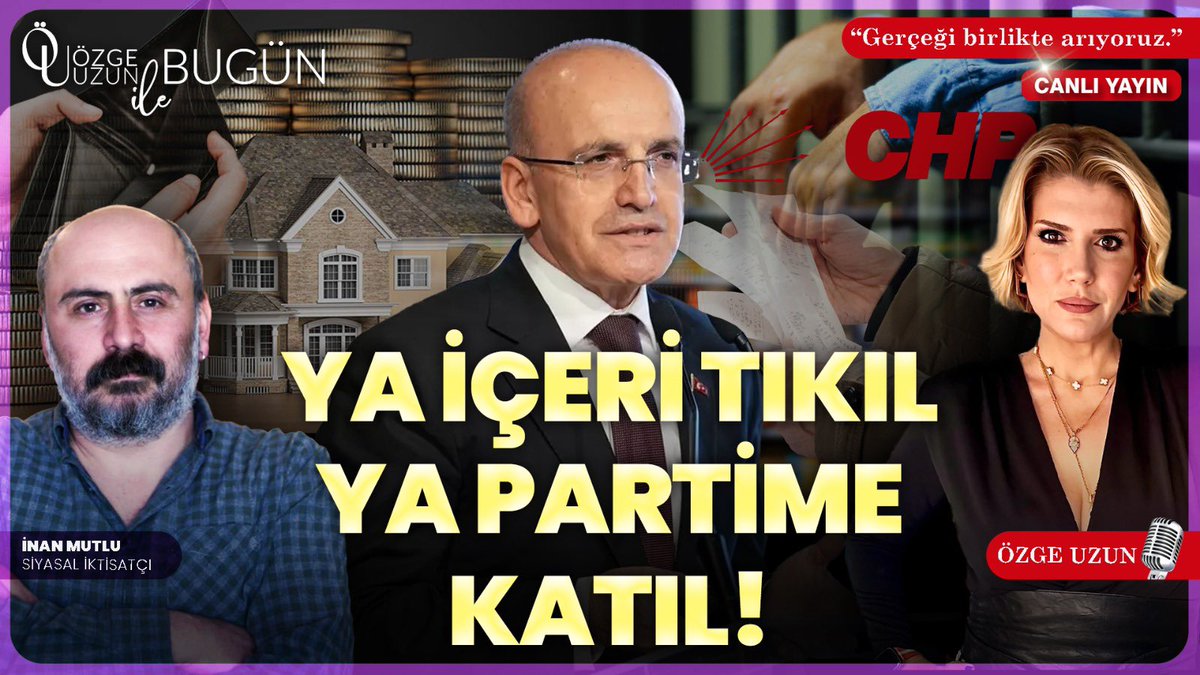 CHP'de İhanet! 
Aydın Krizi Patladı! 
İstifa Baskısı, Yargı ve Siyasi Skandallar! 
Konuğum <a href="/inanmutlu1/">inan mutlu</a> ile ile siyasal ve hukuksal tüm olayların cebimizi nasıl etkilediğini konuştuk! Genç işsizliği ve barınma krizinin kapısını araladık. 👇🏻
youtube.com/live/hfdnh3tg9…