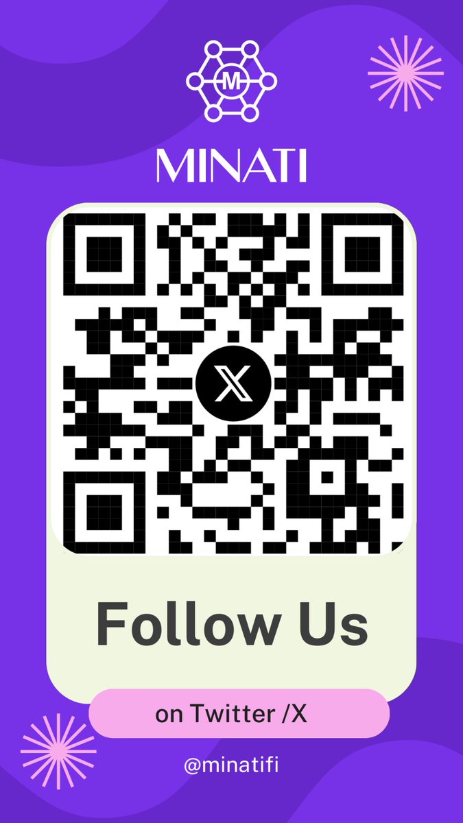 🚀 Team Minati, let’s grow together! 🚀

Your support means everything! 💪
Please follow us on all our social media platforms 📲 — just scan the QR codes attached and hit that follow button.

📢 Let’s spread the word about Minati Coin and make our community even stronger! 💥
